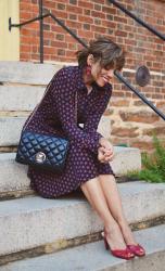 A Floral Day Dress After Dusk 