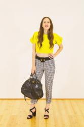 Crop Top e pantaloni a vita alta: il mio look particolare!