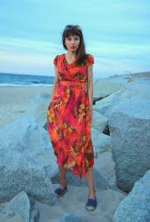 colorful maxi dress