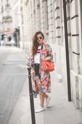 Levi’s & Kimono – Elodie in Paris