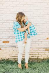 The Truth about the Terrible Twos Tantrums + Ely Story Gingham Mommy & Me Set Giveaway!!
