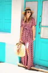 Maxi Vestido Lunares 