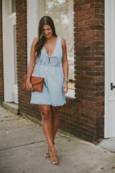 Chambray Mini Dress