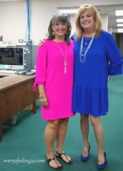 Fashion Over 50:  Summer Sunday Style Sweet Spot with Bold Colors