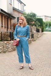 How to Style a Denim Boilersuit (or Jumpsuit) For Summer #iwillwearwhatilike