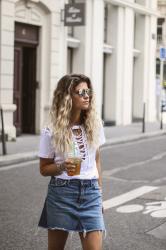 Lace up top + Big soldes BOOHOO