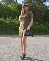 khaki dress