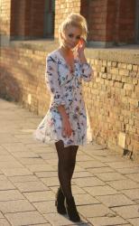 Spring floral dress 