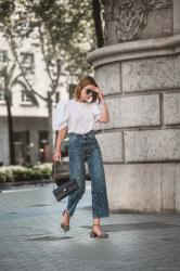 JEANS CON PERLAS Y TOP MANGA FAROL