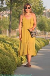 Mustard dress