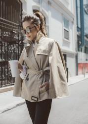 Making the Trench Cape Trend Work