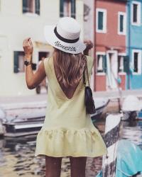 YELLOW DRESS | BURANO ISLAND