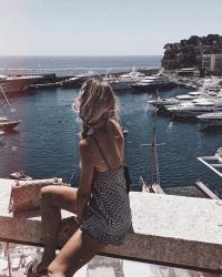 GINGHAM ROMPER | CÔTE D’AZUR