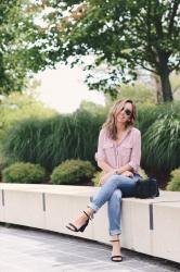 classic striped blouse