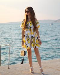 LEMON PRINT DRESS