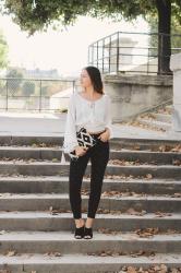 Lace top & new denim