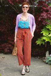 Striped Culottes & Florals | Mix it Up!