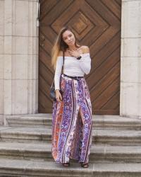 Maxi spódnica w stylu boho