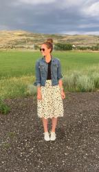 The Dalmatian Skirt + Hello Monday Linkup