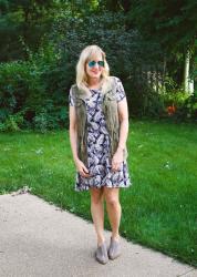 How to Wear Palm Print into Fall (& TFF Linkup)