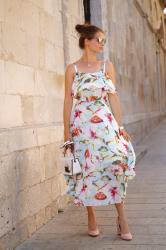 FLORAL MAXI DRESS