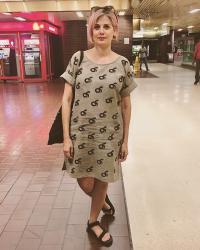 This past week: travel, block print and cats