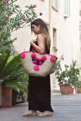 Panier à pompons