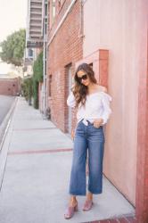 My Tip for Styling Wide Leg Jeans