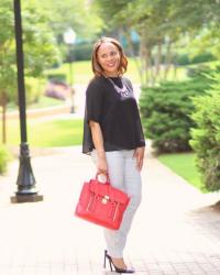 How to Style Metallic Jeans