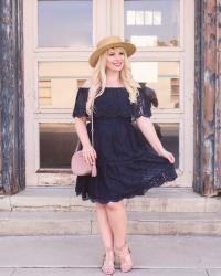 Lace Off the Shoulder Dress