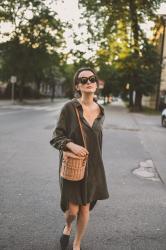 khaki dress #kappahl