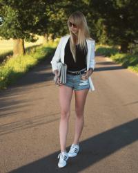 White coat ||| Adidas Superstar