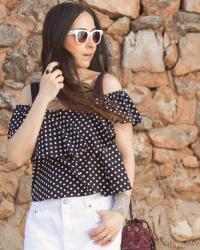 Look casual: Cuerpo de Topos y shorts denim