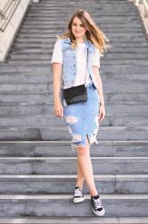 How to Wear Denim on Denim