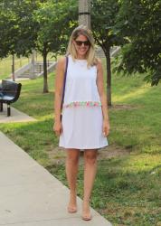 White Tassel Dress