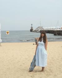 OOTD: Blue cotton sun dress