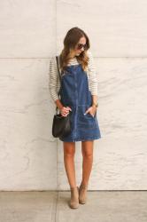How to Style a Pinafore Dress 