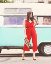 Glam Jumpsuits and Old-School Vans