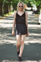 OOTD: Velvet Romper