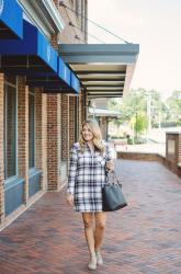 Flannel Plaid Dress Outfit