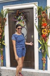 {outfit} Vacation Staple - The Printed Romper
