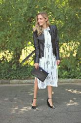 HOW TO STYLE A WHITE DRESS IN FALL