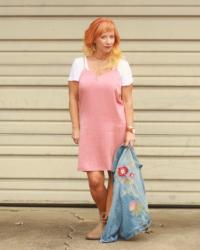 Pink Slip Dress & Embroidered Denim Jacket: Dreams Don’t Have An Expiration Date
