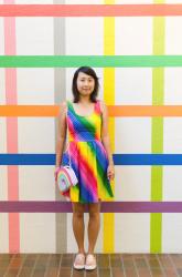 outfit post: color factory & rainbows galore