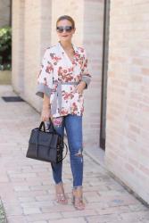 How to style a kimono top