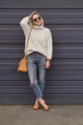 How To Elevate A Oversized Chunky Knit Sweater