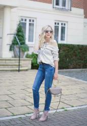 OFF SHOULDER TOP AND CHLOE BAG