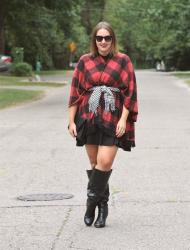 Fall Pattern Mixing | Buffalo Plaid & Houndstooth 