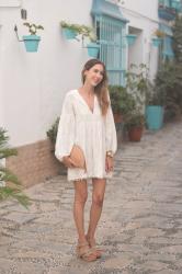 White dress to end the summer