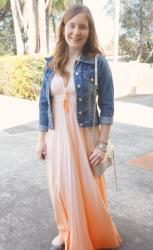 Maxi Dresses, Denim Jacket and Silver Mini MAC